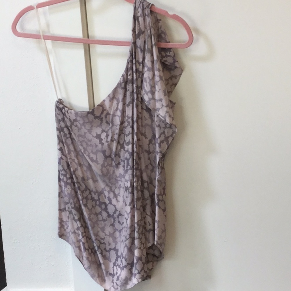 Rebecca Taylor one shouldered top. Size 4.